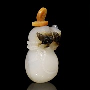 Agate Snuff Bottle, Qing dynasty, Qianlong