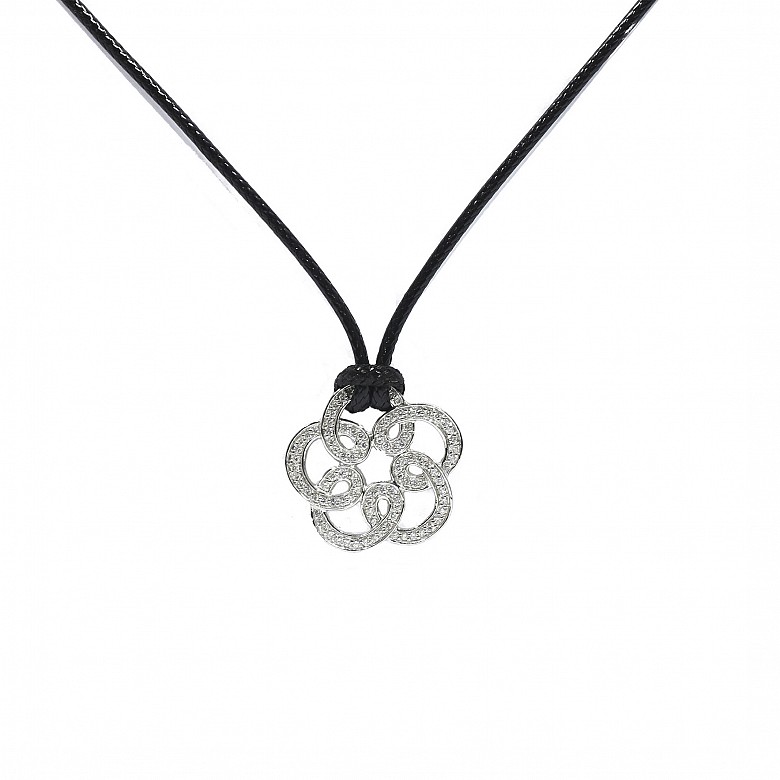 18k white gold pendant, TOUS