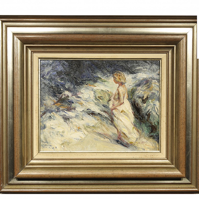 Jose Royo (1941) “Mujer junto al mar