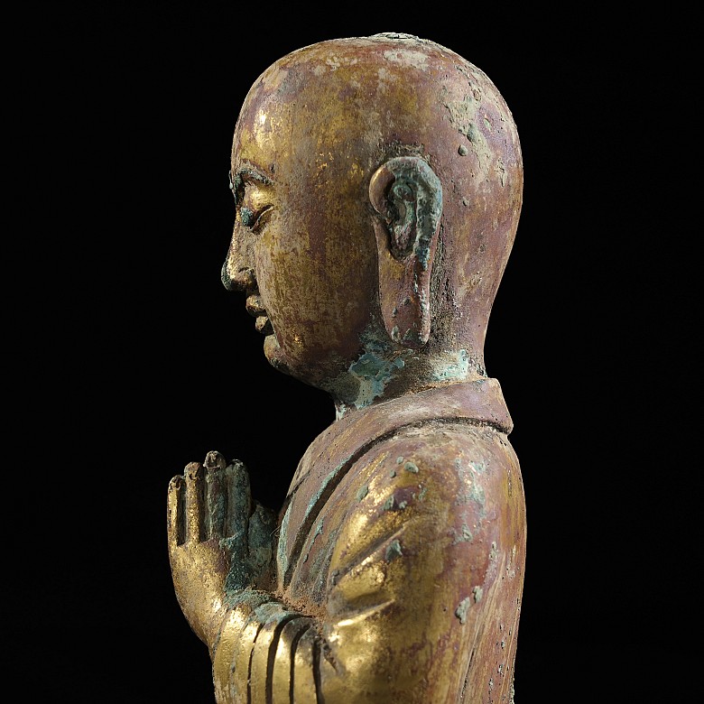 Gilded bronze ‘Buddha’ figure, Liao style