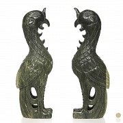 Pair of sculptures 