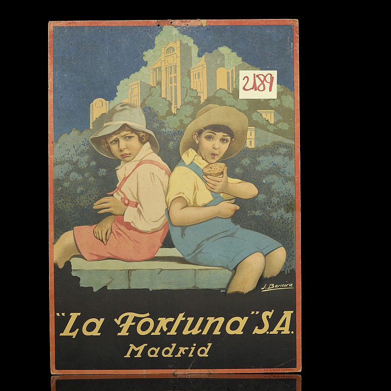 Advertising poster ‘La Gloria’, Barcelona, 20th century - 2