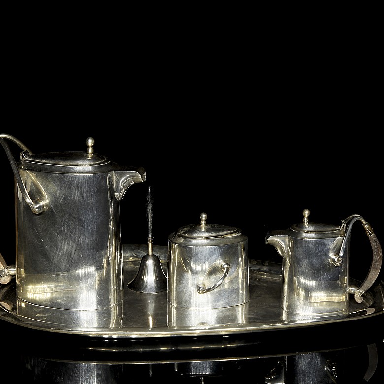 Mexican silver coffee set