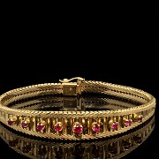 Pulsera en oro amarillo 18 k