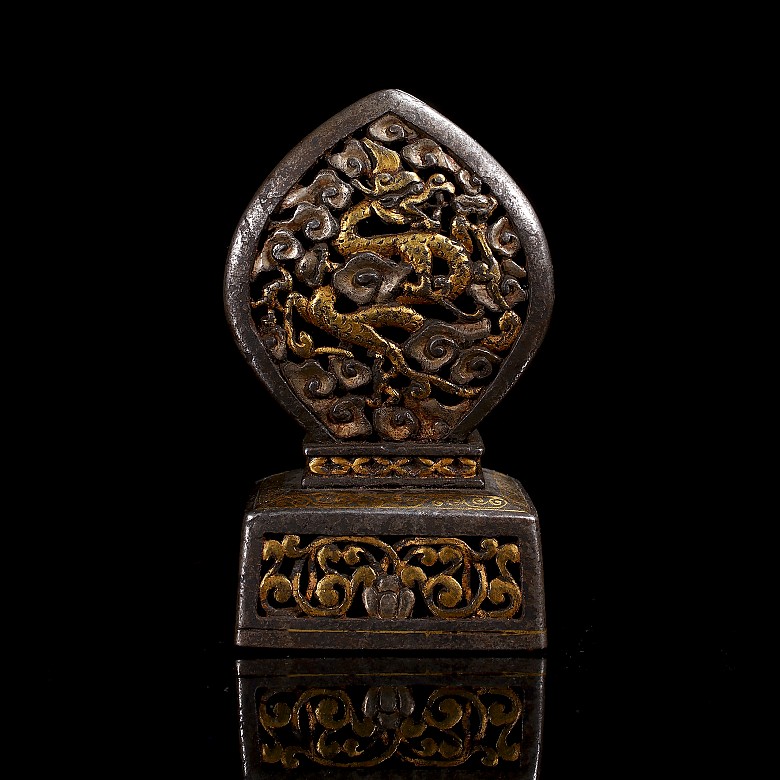 Tibetan seal “Mythological beast”, Qing dynasty