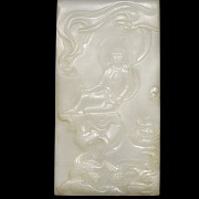 White jade plaque 