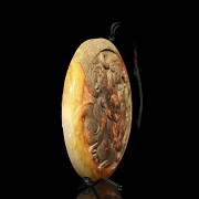 Carved jade medal 'Dragon', Eastern Han dynasty