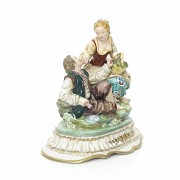 Figura de porcelana alemana, S.XX