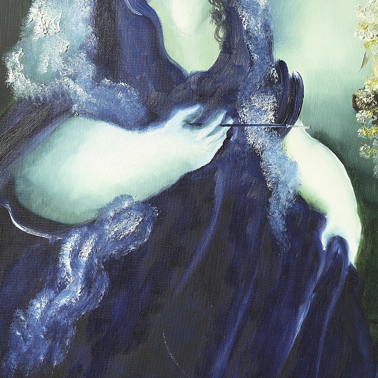 Jaime Guevara (20th century) ‘The lady in blue’