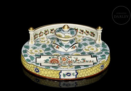 Escribanía Limoges Chinoiserie 