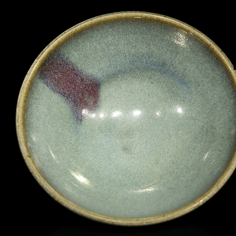 Glazed ceramic bowl, Junyao style.