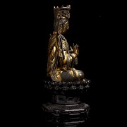 Buddha “Vairocana” of golden bronze, Ming dynasty