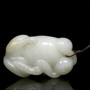 Colgante de jade blanco 