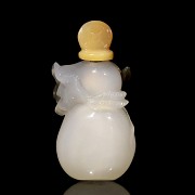 Agate Snuff Bottle, Qing dynasty, Qianlong