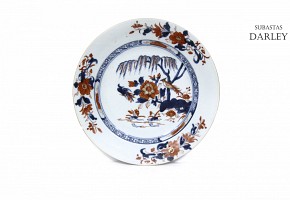 Porcelain plate, Compagnie des Indes, 19th century