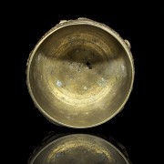 Bowl with reliefs, Tibet, 20th century