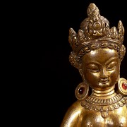 Gilt bronze figure “Tara”, Nepal, 19th century