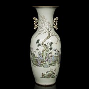 Porcelain vase ‘Ladies in the garden’, 19th century