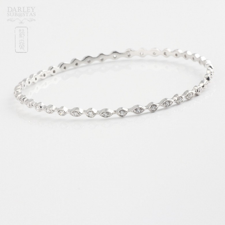 Pulsera circonitas en plata de ley, 925