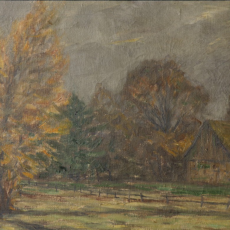 E. Block ‘Pond in front of the village’, early 20th century