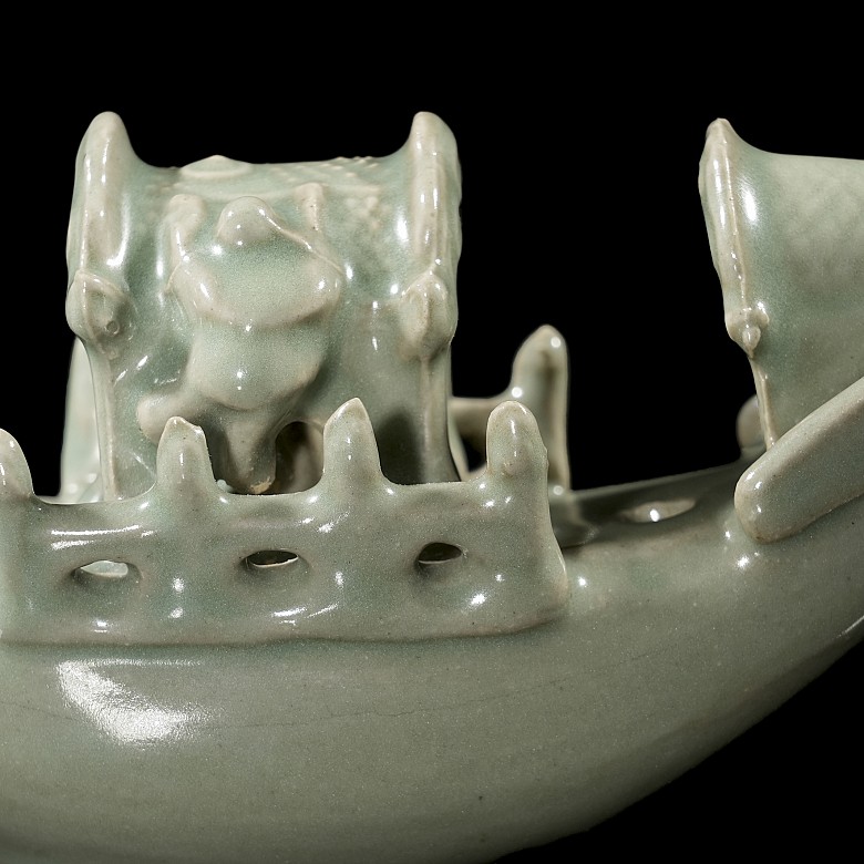 Glazed pottery Yandi ‘Embarkation’, Song dynasty