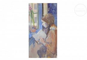 Painting ‘Woman by the Window’, 1973