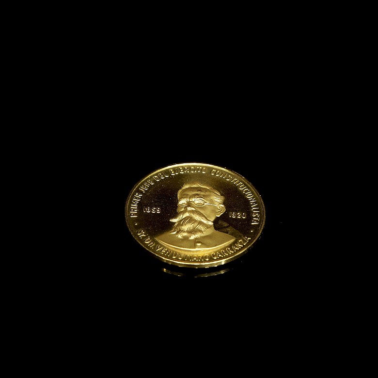 Moneda medalla de oro 