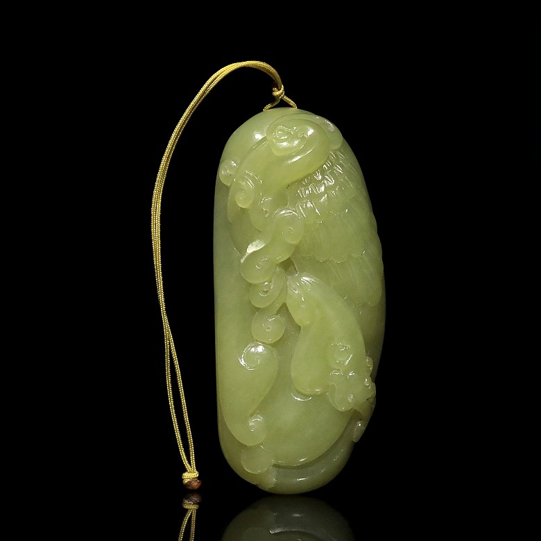 Colgante de jade amarillo 