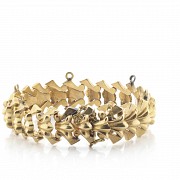 Pulsera de oro amarillo de 18 k