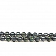 Akoya black pearl bracelet