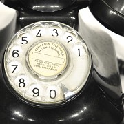 Vintage bakelite telephone, 20th century