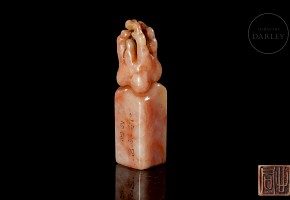 Shoushan ‘Buddha's Hand’ stone seal, Qing dynasty