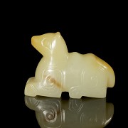 Yellow jade figurine ‘Camel’, Qing dynasty