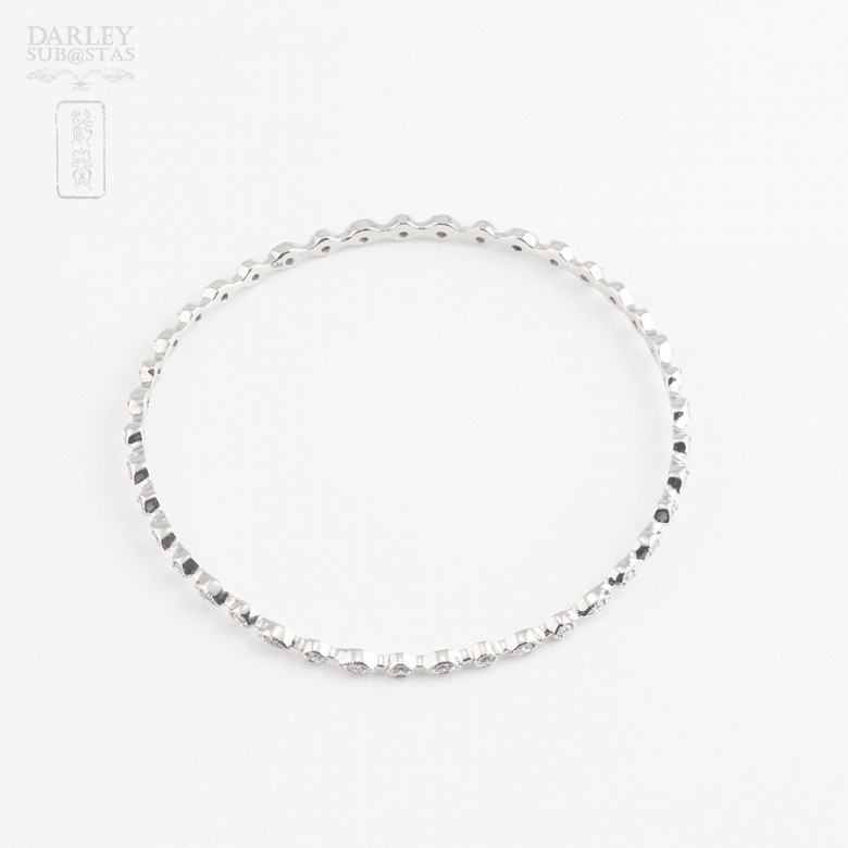 Pulsera circonitas en plata de ley, 925 - 3