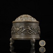 Carved stone censer ‘Dragons’, Han style