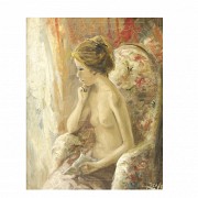 Royo ‘Seated young woman’, 20th century