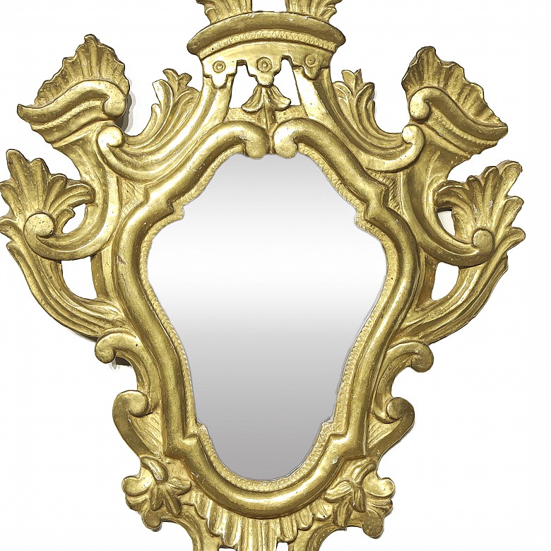 Small cornucopia mirror, early 20th century