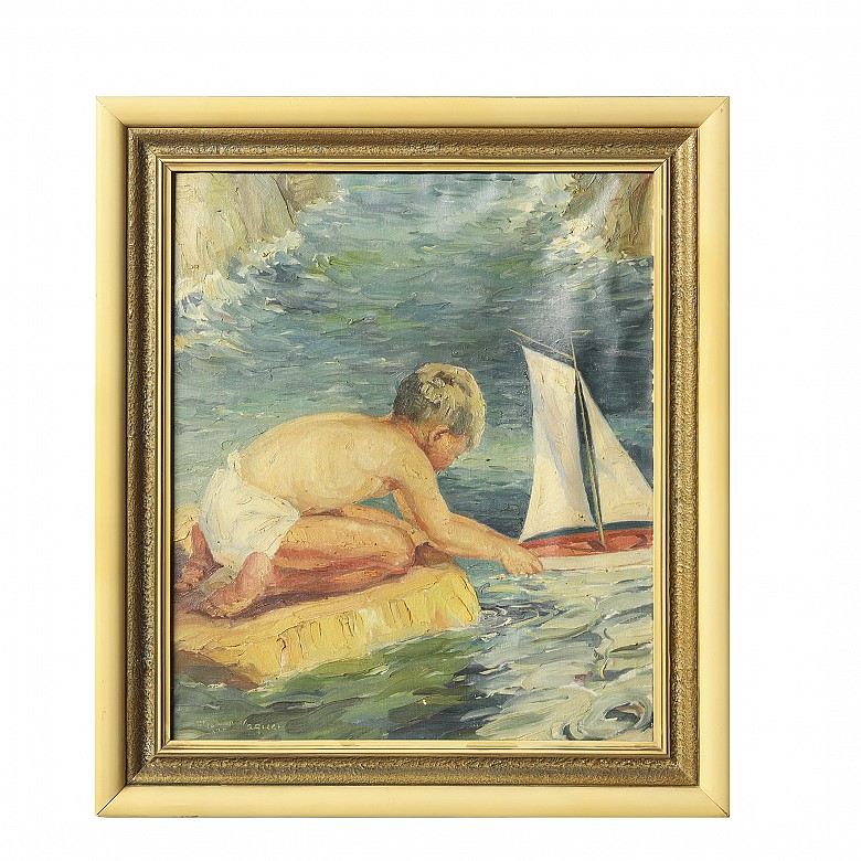 Pintura estilo Sorolla 