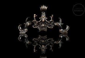 Bronze ‘Dragon’ brush stand, Qing dynasty