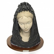 Busto con mantilla negra, Lladró, S.XX