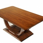 Mesa de centro estilo Art Déco de madera Palo Santo - 6