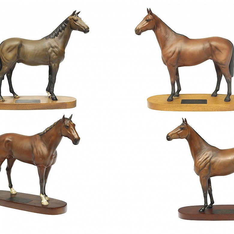 Four horses England Beswick Porcelain