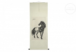 Chinese painting ‘Horse’, 20th century