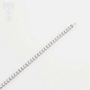 Bracelet in 18k white gold and diamonds 6.00cts