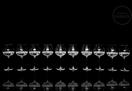 Vera Wang, 10 copas de vino de Borgoña, Wedgood (2005-2008)