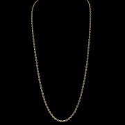 Yellow gold cord chain