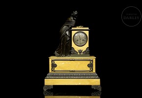 Empire table clock, France, 19th century