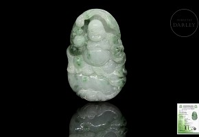 Natural jadeite ‘Buddha’ necklace, Qing dynasty