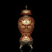 Large red vase, Louis XV style, 20th century - 1