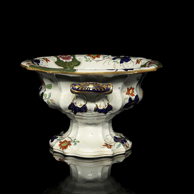 Ironstone ‘Porcelain fruit bowl’, 19th century - 1